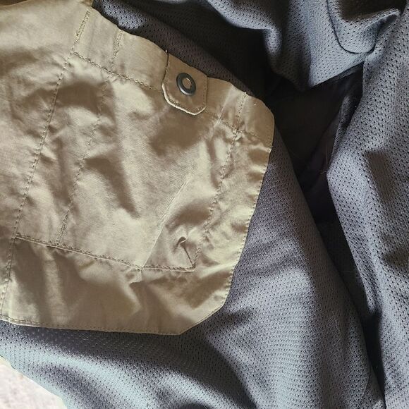 Y2K columbia sportswear men’s windbreaker jacket olive green khaki casual XXL - Picture 5 of 9